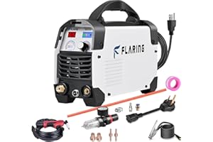 FLARING Plasma Cutter,65 Amp Plasma Cutter Machine 120V 240V 4/5" (20mm) Max Cutting 1/2" (12.7mm) Clean Cut IGBT High Freque