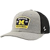 Michigan Wolverines NCAA Officially Licensed Trucker Hat Carson Patch Switchback Heather
