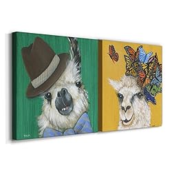 Renditions Gallery Llama Gentleman Wall