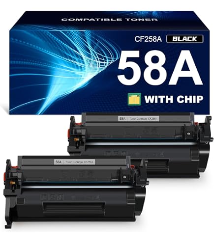 Amazon.com: 58X CF258X 58A High Yield Toner Cartridge Black (10000