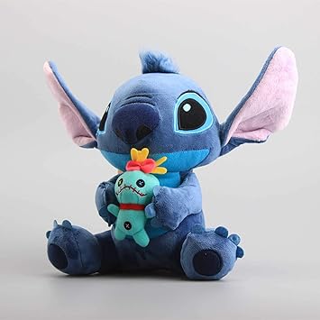 zjq Juguete de Peluche Stitch Plush Toy Lovely Pink Angel Soft Dolls Regalo de cumpleaños para niños 25 Cm: Amazon.es: Juguetes y juegos