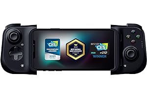 Razer Kishi Mobile Game Controller/Gamepad for iPhone iOS: Works with most iPhones – X, 11, 12, 13, 13 Max - Apple Arcade, Amazon Luna, Google Stadia - Lightning Port Passthrough - MFi Certified