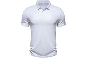 Umturmok Men's Performance Golf Polo Shirt Moisture Wicking Quick Dry Short Sleeve Polo Shirts for Men Casual Activewear