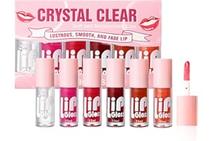 Aiihoo Lip Plumping Serum Set - 6 Jelly Oil Tubes for Moisturizing and Soft Lips Multicolor One Size
