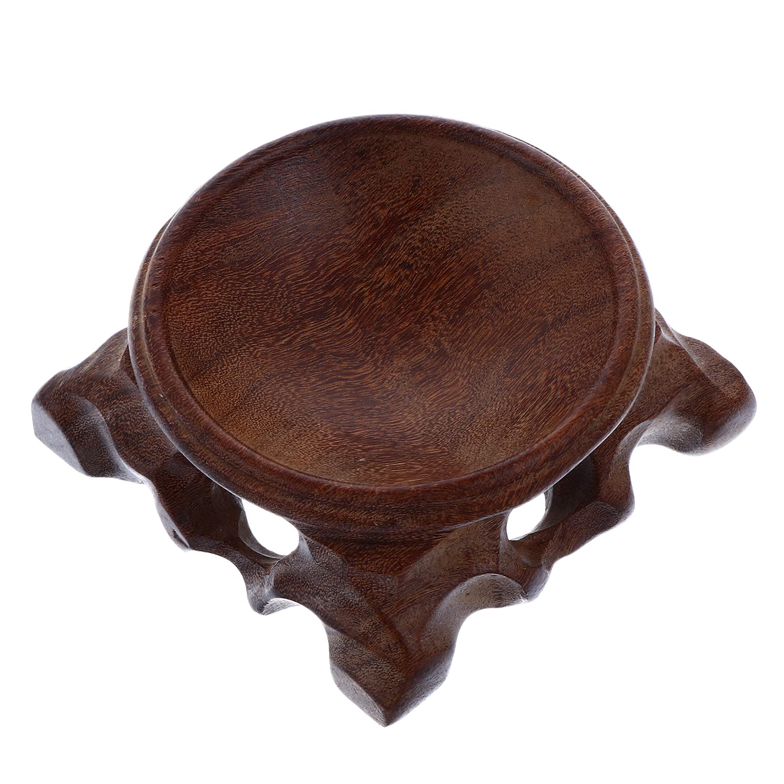 EXCEART Crystal Ball Stand Branch Wood Display Stand Base Crystals Sphere Quartz Ball Holder Orb Egg Base Decorative Pedestal for All Kinds Ball A