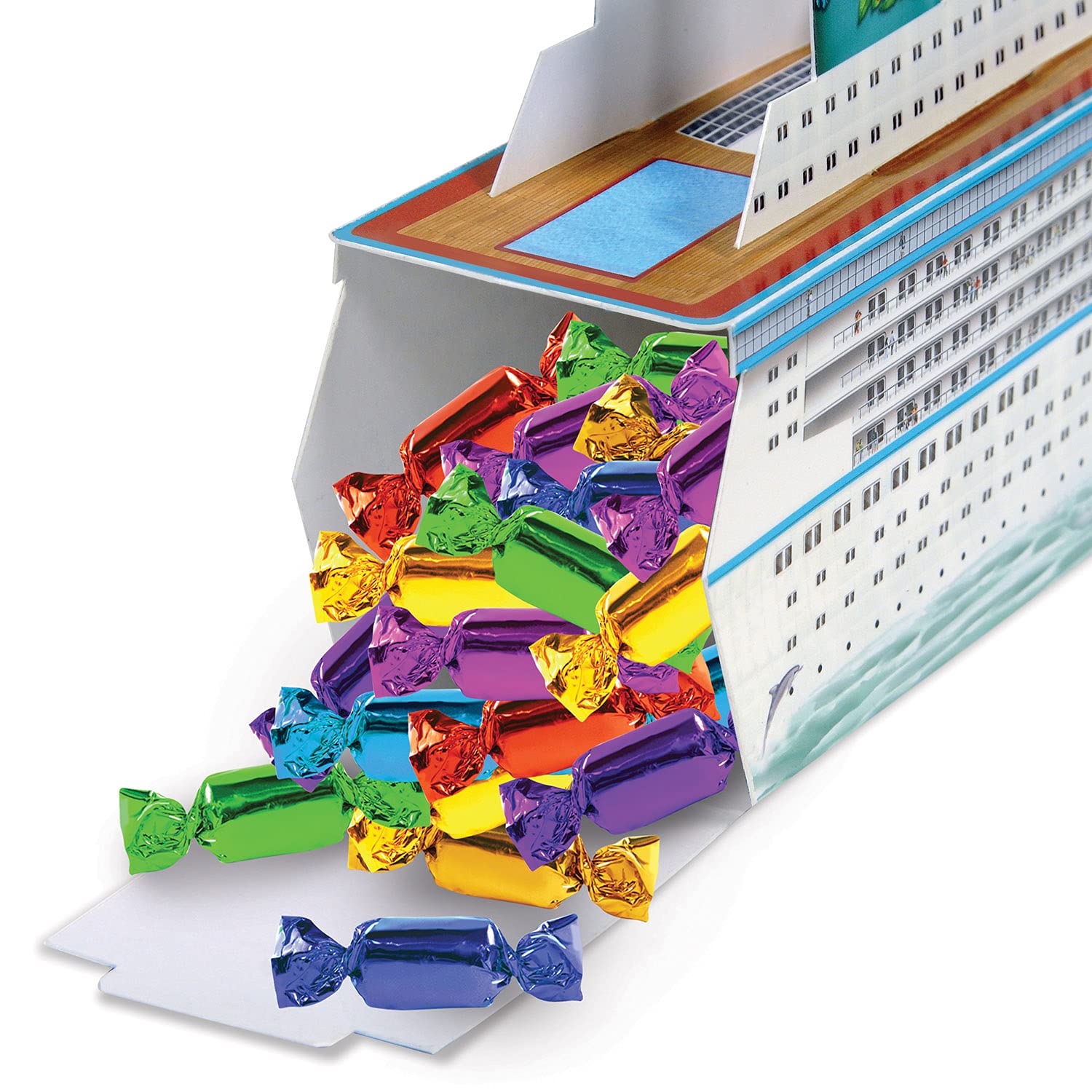 Beistle 3-D Cruise Ship Table Centerpiece, 13.25