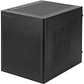 Silverstone Technology SUGO 16 Black Mini-ITX Small Form Factor case with All Steel Construction, SST-SG16B