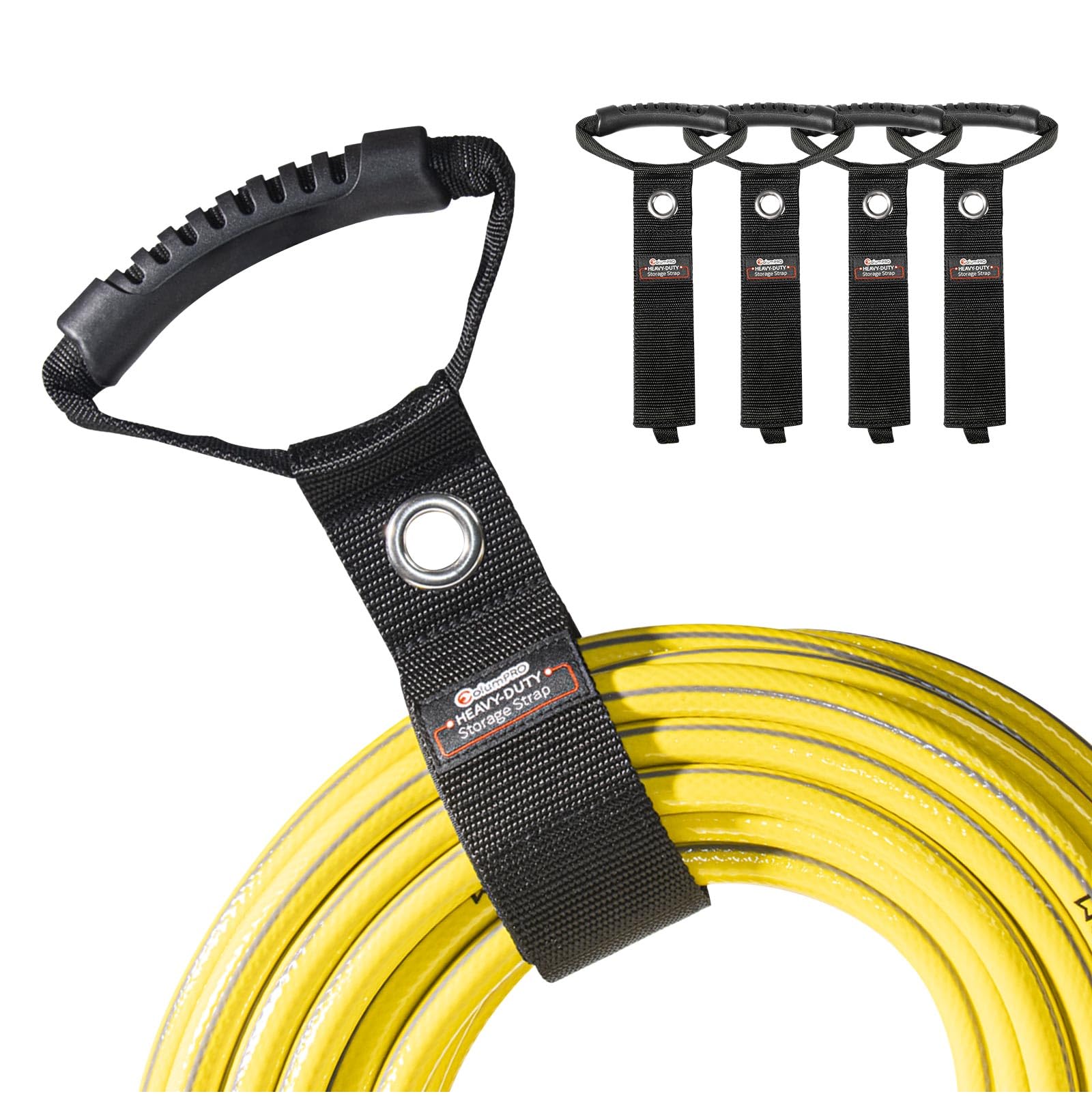 ColumPRO 4PCS 17 Inches Heavy-Duty Garage Storage Strap with Cable Organizer Easy to Carry, Hang and Cable Tidy, Organization for Home or Garage.