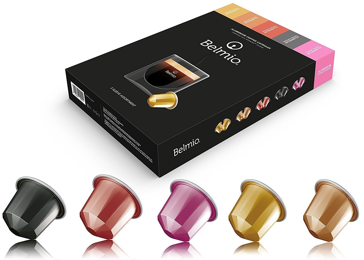 Belmio 50 Nespresso Aluminium Compatible Coffee Capsules Pods A Taste