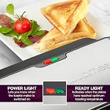 Andrew James Deep Fill 4 Slice Toasted Sandwich Maker 900W view 5