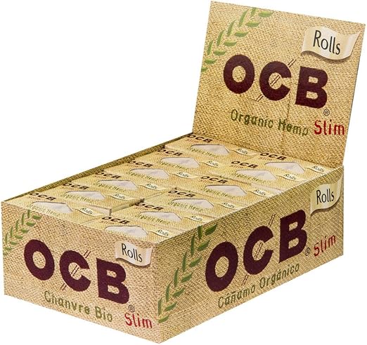 OCB Orgánico Cáñamo Delgado Rolls cáñamo orgánico 4m 3 Boxeo (72 rolls): Amazon.es: Hogar