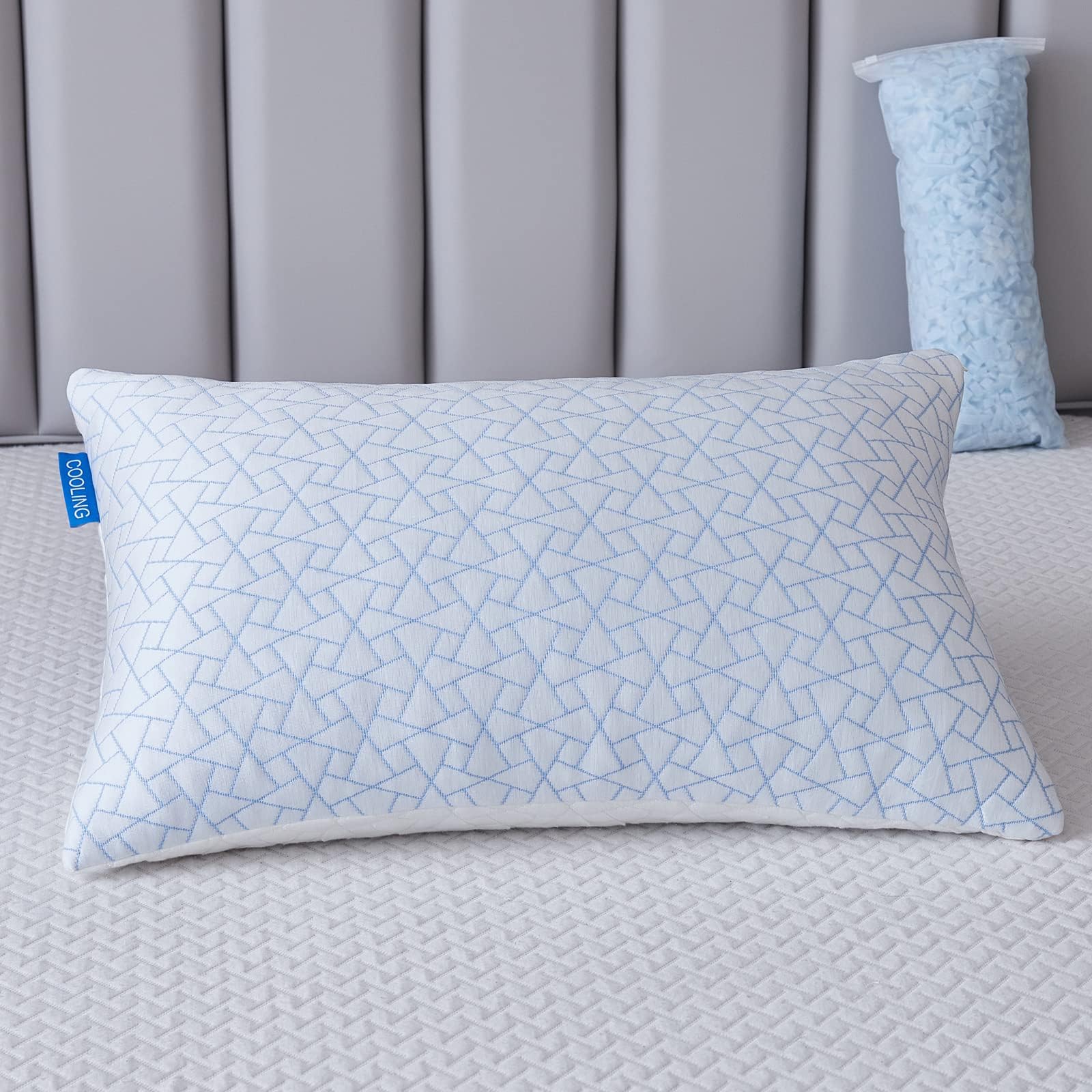 Cooling Pillow for hot Sleepers King Size Pillows Firm Shredded