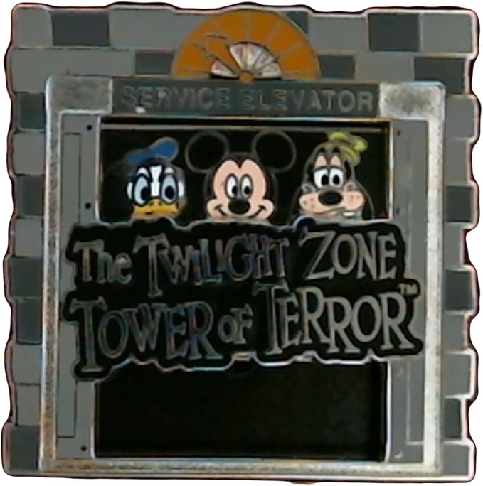 Disney Pin Twilight Zone Tower of Terror Service Elevator 108440, Multicolor