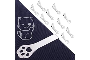 CUNGLIN Tablecloth Clips for Outdoor Thick Tables 10 Pack, Claw Picnic Table Cloth Holder Clip Indoor, Heavy Duty Stainless Steel Cover Clamp for Party Wedding Home Restaurant Camping Accessories