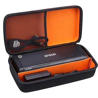 Mchoi Hard Portable Case Compatible with Epson Workforce ES-300W/ES-200/ES-300WR Wireless Color Portable Document Scanner