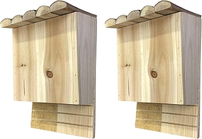Selections Large Wooden Bat Nesting Roosting Boxes Single Chamber Grooved