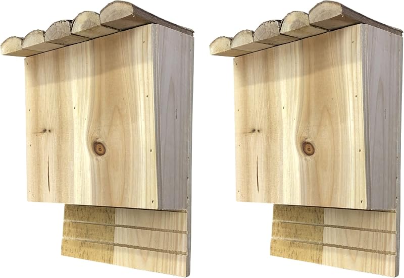 Selections Large Wooden Bat Nesting Roosting Boxes Single Chamber Grooved