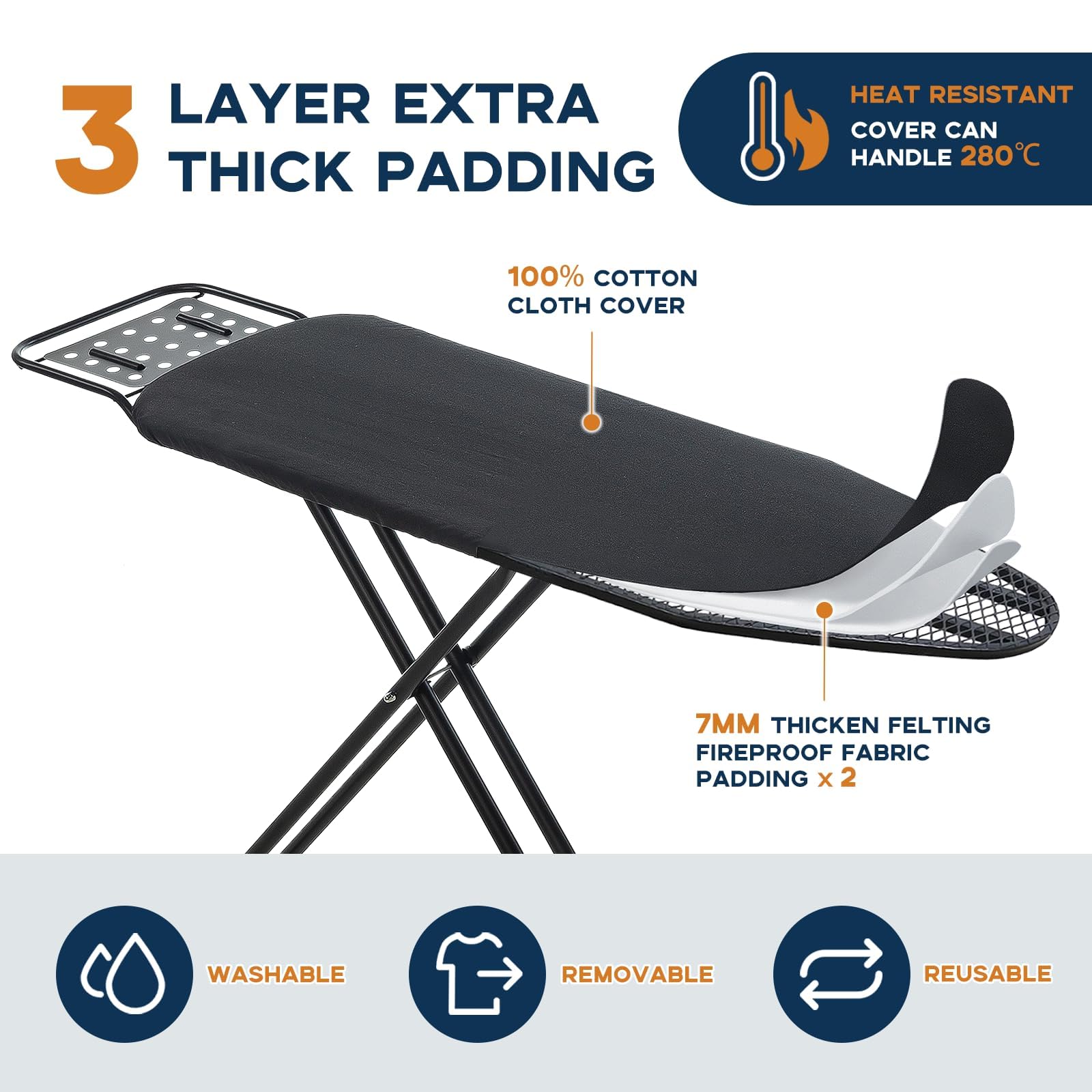 Ironing Board Full Size, RAINHOL 54