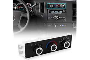 PACEWALKER 599-217 Front A/C Heater Climate Control Module AC Control Panel Switch Fit for 1996-2020 Chevrolet Express 1500 2500 Kodiak Astro, GMC Savana Safari Topkick Replace# 599-217, 15073274