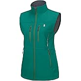 Little Donkey Andy Women's Golf Vest Warm Fleece Lined Sleeveless Jacket for Hiking Travel Running