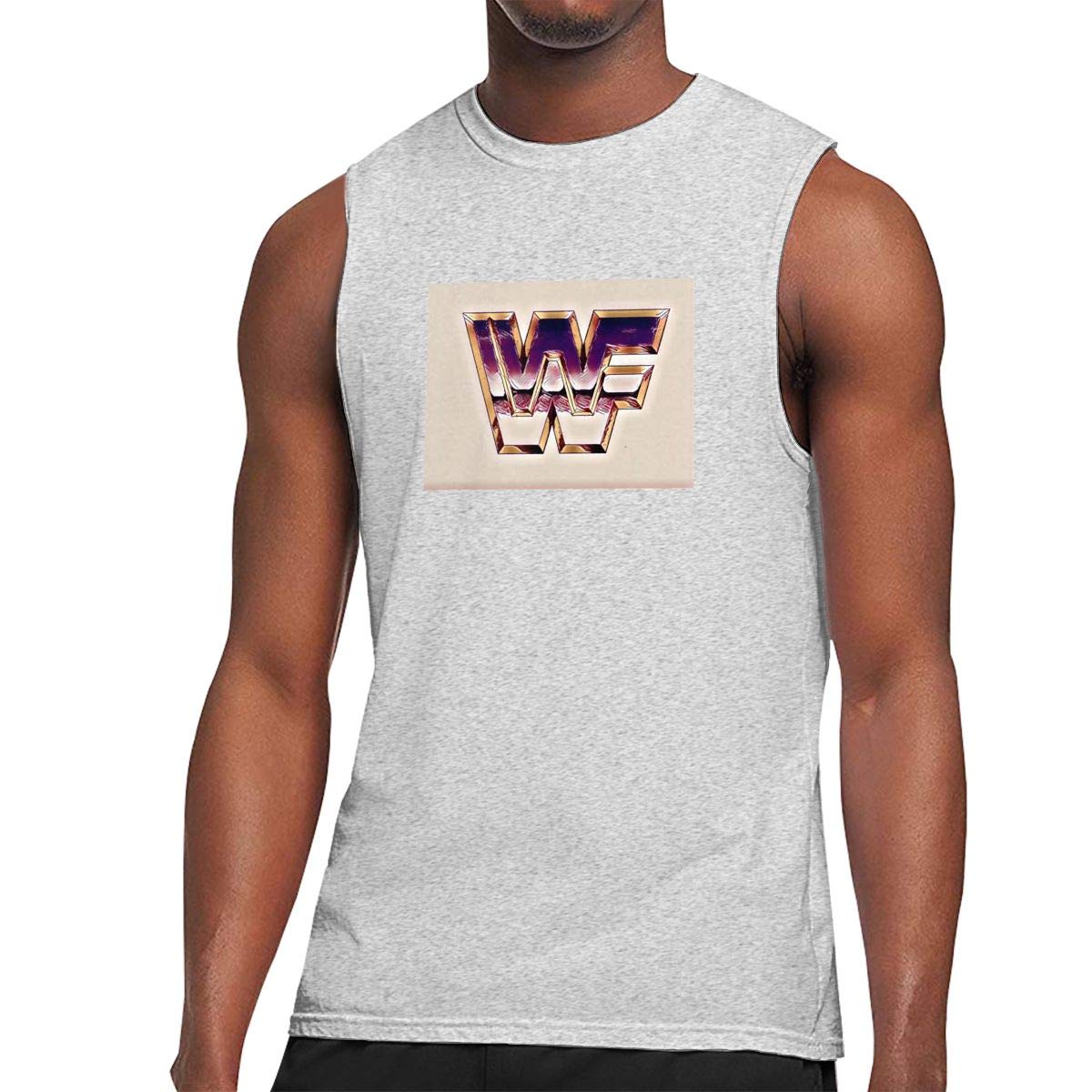 Harley Hughes Wwf Wrestling Panda Graghic Tank Tops For Sleeveless T-shirt Gray 3