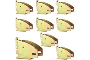 ATPTOOL E Track Wood Beam Socket Fittings Kit (10 Pack) | E Track Accessories for Cargo Control, Trailer, Van, RV | E Track C