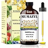 Chamomile Essential Oil, Chamomile Oil 4 Fl Oz 120ML for Diffuser Humidifier Yoga Cleaning DIY Candle Soap Making Essential Oils