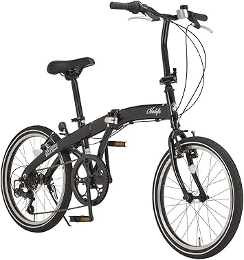 Amazon 折りたたみ自転車 インチ シマノ製6段変速 Vブレーキ Nx Fb001 ブラック ホワイト ブラック ネクスタイル Nextyle 折りたたみ自転車