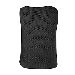 FISACE Womens Summer Knit Sweater Tank Tops Round