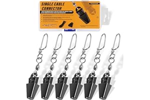 Bonbo 2250002 Line Terminator Downrigger Accessory for Cannon Downriggers, Downrigger Terminal Kit for Boat Fishing, 6 Pack w