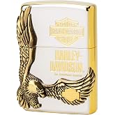 Zippo HDP-17 Harley Davidson Lighter Japan Limited Edition Silver x Gold
