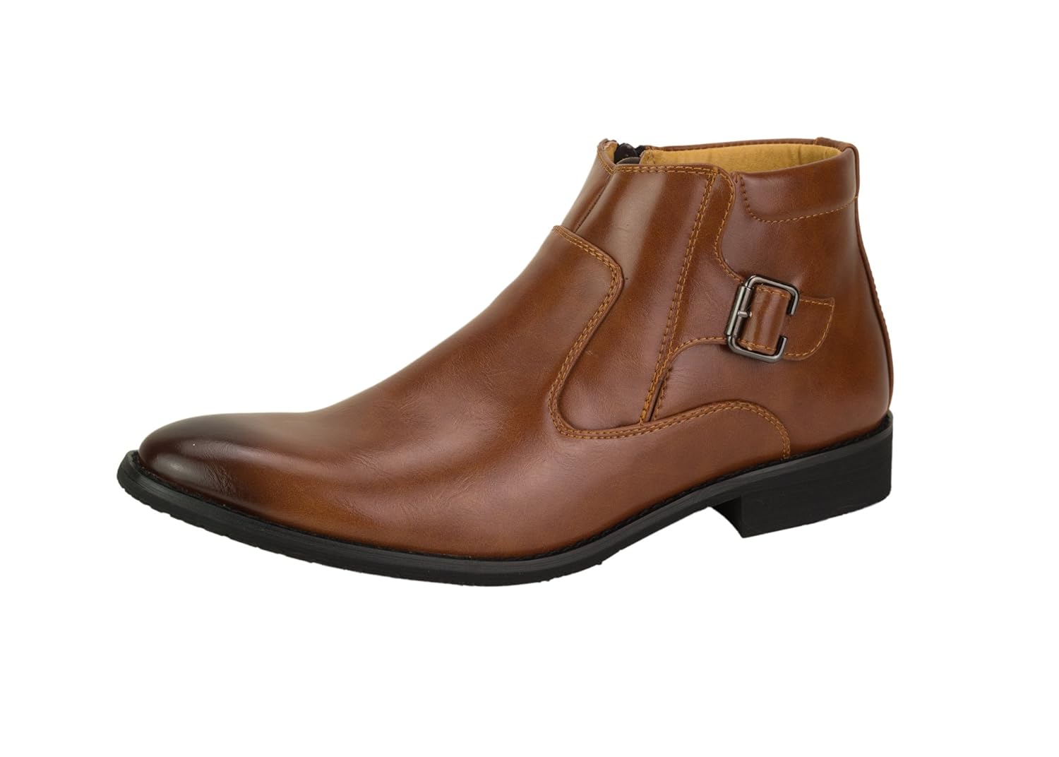 New Mens Biker Smart Ankle Zip Casual Designer Fashion Smart Shoes