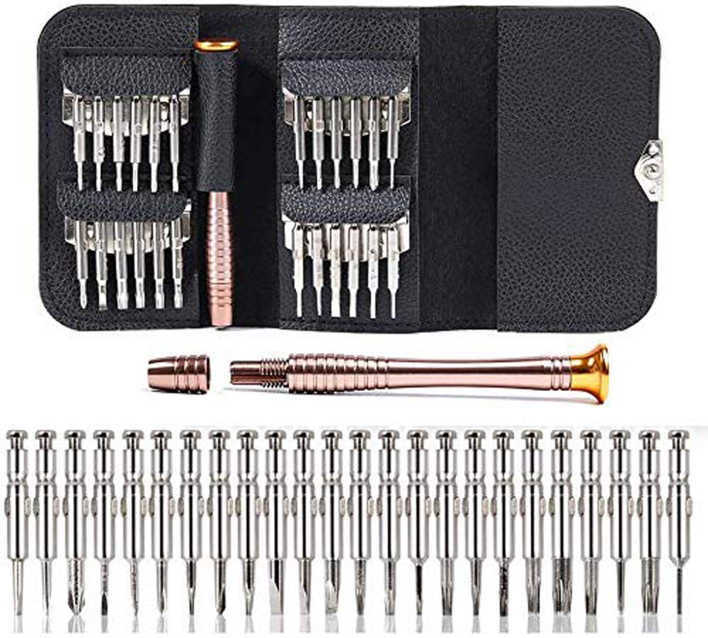 LINGHUANG 25 in 1 Mini Screwdriver Tools Set Drone Repair Parts Small Tool Case Bag for DJI Mini 3 Pro/Mavic Mini/Mini 2/Pro/Mavic 2 /Spark/Phantom4/3/2 Drone Accessories