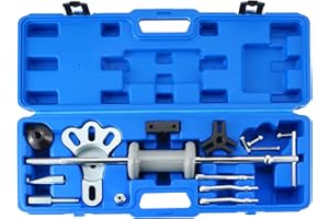 Punmew Slide Hammer 17PCS Axle Front Rear Wheel Bearing Dent Hub Gear Puller Remover Set Slide Hammer Puller Set