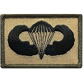 Jump Wings Paratrooper Hook Patch (3.0 X 2.0 AB-2)