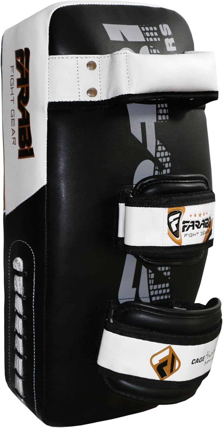 Farabi Kick Shield Thai pad MMA Muay Thai Shield Curved Pads Martial Art Training Pads Boxing Strike pad Curved Arm Pad MMA Focus pad Muay Punch Shield : Sports & Outdoors
