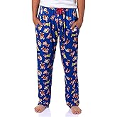Disney Men's Snow White and The Seven Dwarfs AOP Adult Lounge Sleep Pajama Pants with Drawstring Elastic Waistband