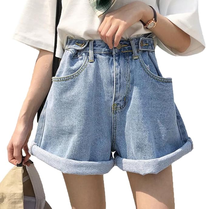 Amazon ニカ レディース デニム パンツ 夏 ショートパンツ ハイ Amazon ニカ レディース デニム パンツ 夏 ショートパンツ ハイ