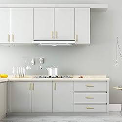 goldenwarm Gold Drawer Handles Square Cabinet Pulls