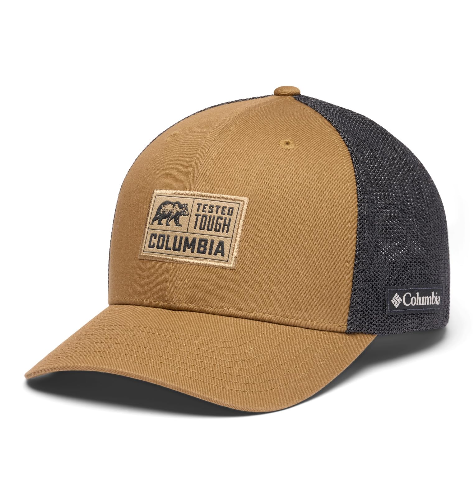 Columbia Unisex Mesh Ball Cap, Delta/Shark/Tested Tough Bear, L/XL Image