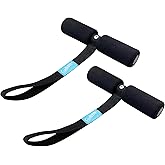 Codinter Quick Hood Loops, T-Shaped Hood Anchor Straps with Solid Aluminum Core for Car Trunk Secure Kayak Bow/Stern Tie-Downs – 1 Pair Black