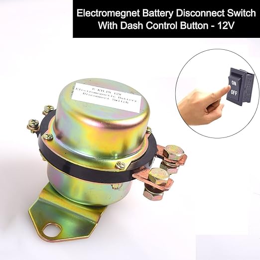 title=Cocar 12V Interruttore Staccabatteria 12V Pulsante di Controllo del Cruscotto