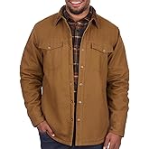Coleman Sherpa Lined Twill Shirt Jackets for Men