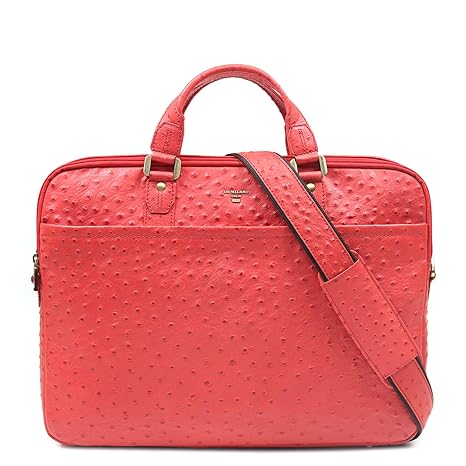 da milano leather laptop bag