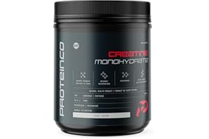 ProteinCo | 99.9% Creatine Monohydrate Powder | Micronized | 100 servings | Muscle Growth | Vegan & Keto Friendly | 500g