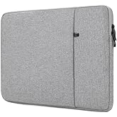 ProElife 15-Inch Laptop Sleeve Case for 2025-2023 MacBook Air 15 inch with M4 M3 M2 Accessory Traveling Carrying Case Water-Resistant Bag Cover for MacBook Air 15'' 2025 2024 2023 M4 M3 M2 (Gray)