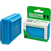 Metex Silicone Block - 5 in 1 Easy Grip Sealant Shaping & Finishing Caulking Tool - Creates A Consistent Width Bead. Sharp & Consistent Internal Corners with A Choice of 6mm Or 8mm Bead