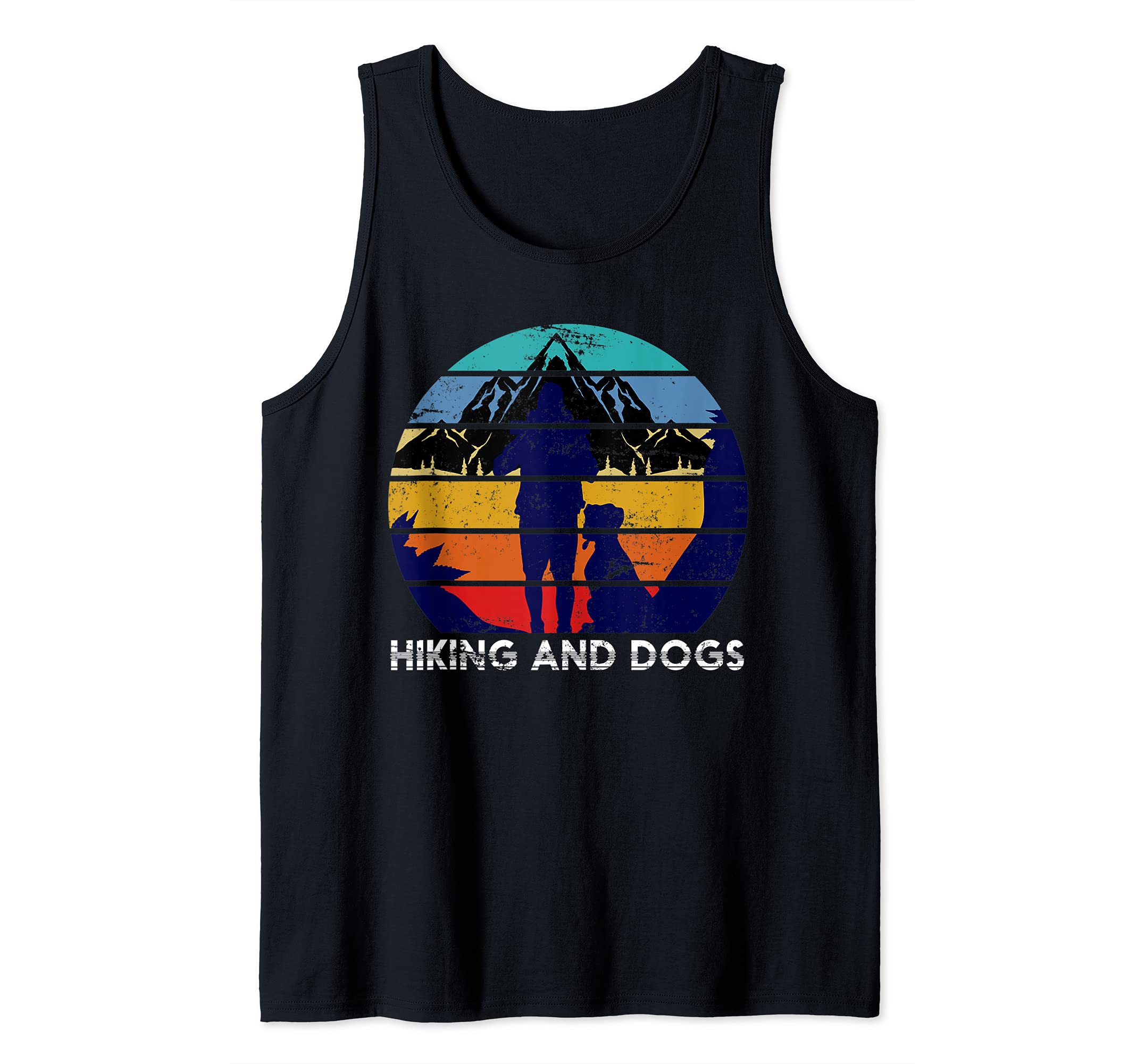 Funny Outdoor Mountain Hiker Pet Animal Dog Gift Hiking Tank Top
