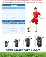 AirsFish CE Shin Pads Boys Kids Football Shin Guards Breathable Non Slip view 5