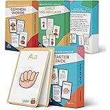 American Sign Language Cards for Toddlers and Beginners - 180 ASL Flash Cards for Babies, Toddlers, Kids. ASL ABC Cards Inclu